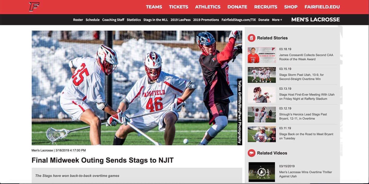 Woke up to this in my email!!! I love what I do !! Thanks @fairfieldu and the @StagsMensLax for having me !!! #Photoglife #sport #lacrosse #ctphotography #femalephotographer #photography #sportsphotography #d1lax #collegesports #collegesportsphotography #ilovewhatido