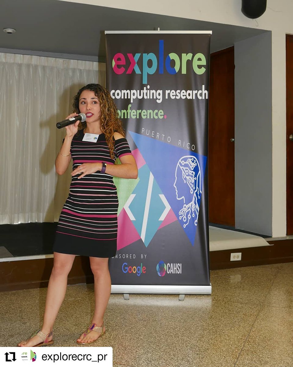Eiramlysal's tweet photo. Happy for the opportunity that @naydagsantiago and the team of #ExploreCRC_PR gave me to talk this past weekend to females in computing about my pathway to grad school. They gave me so much energy! #phdlife #gradschool #RepresentationMatters https://t.co/MWhv3XQpEJ
