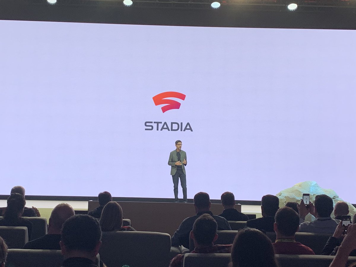 IGNBrasil's tweet photo. A plataforma de games do Google se chama Stadia! É uma plataforma de games na nuvem que usa todo o poder computacional dos servidores do Google no planeta
#GoogleGDC19 https://t.co/gJmHQAHpkL