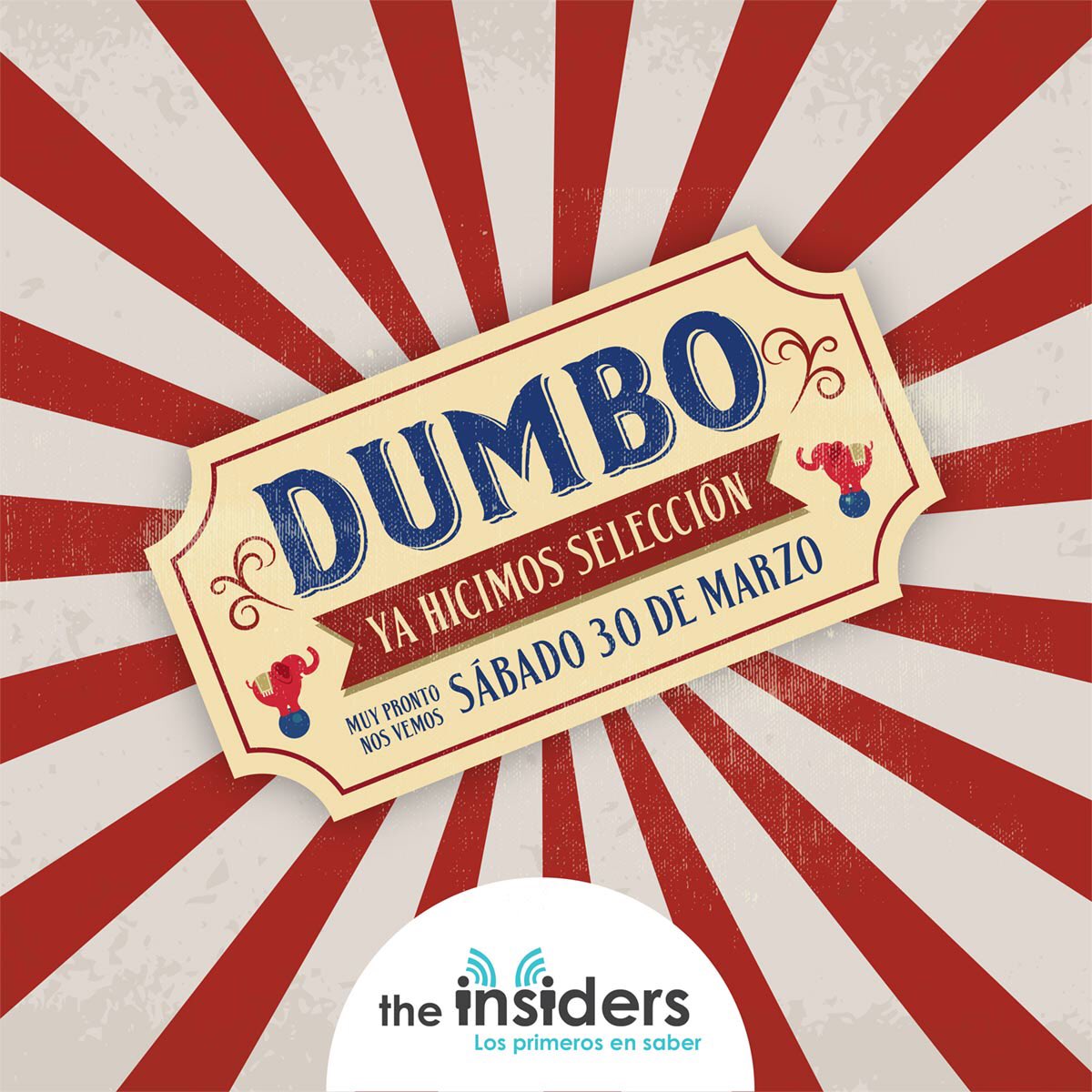 Insiders_Co's tweet photo. ¡Por fin llegó el momento que tanto esperaste!... Revisa ya mismo tu correo porque ya HICIMOS SELECCIÓN. ¿Fuiste seleccionado(a)? 📩
.
¡Felicitaciones y bienvenidos(as) a esta gran aventura con Dumbo 🐘♥️! https://t.co/jHsDti42aB