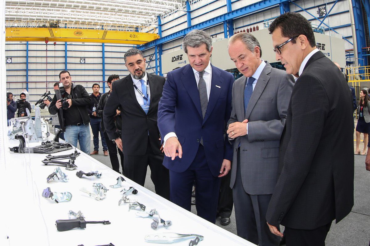 JMCarrerasSLP's tweet photo. La nueva planta de @gestamp_es, que ofrecerá soluciones multitecnológicas a sus clientes de Norteamérica se suma a la que su filial Edscha ya opera en el estado empleando a 270 personas, y fortalece a #SLP como uno de los mejores destinos para la inversión y el empleo en el país. https://t.co/Q2vGc7bh5g