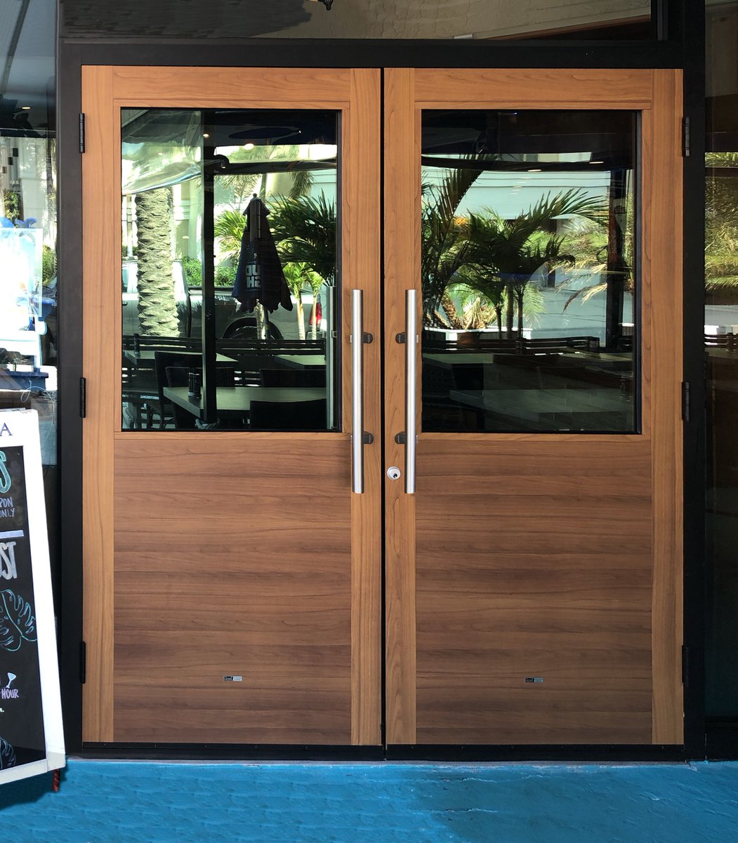 Coralind's tweet photo. Because you shouldn't have to choose between the quality you need, and the look you love! We are proud to offer, through our powder coating process, this unique woodgrain finish. https://t.co/n4B4LskcdA