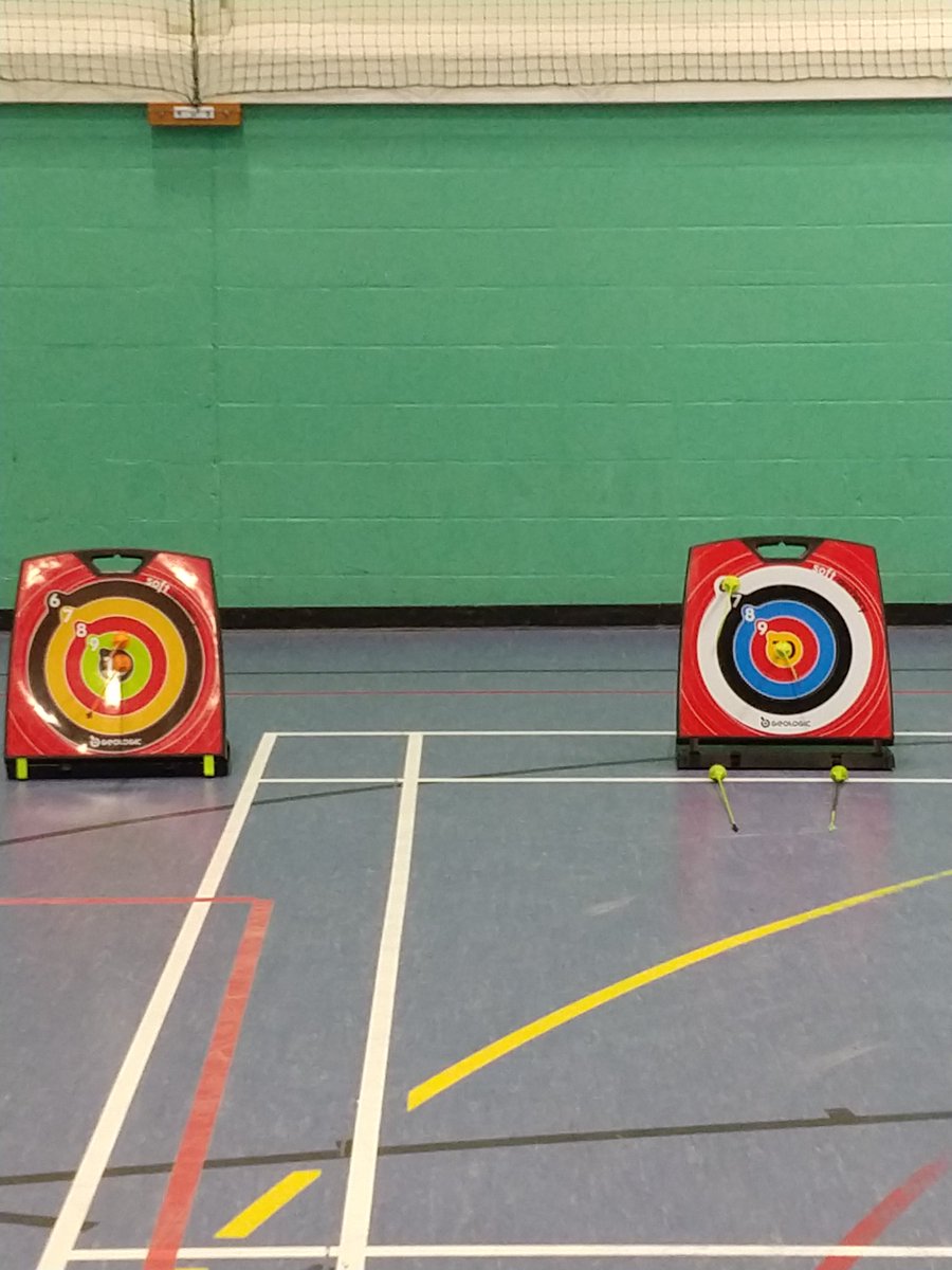 SIPSolihull's tweet photo. A great session was held at @tudorgrangegym earlier today at 11am... @SportAcademyCIC Coaching soft archery to those with a disability. As you can see, the practice pays off!! #Archery https://t.co/S3PlFgCW8A