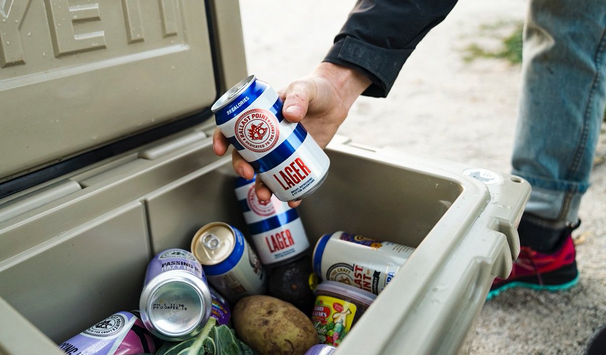 BallastPoint's tweet image. Our Ballast Point Lager is the quintessential cooler beer for lively adventures or leisurely days. #whatsinyourcooler #coldone