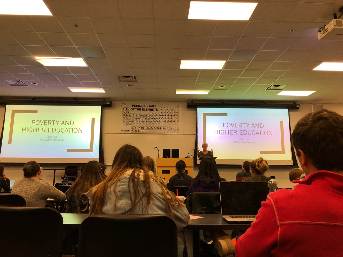 sarahtraceymus's tweet photo. Having great conversations with Laura Lein about poverty and how to help students in poverty! #leininterruptpoverty #EDUC300 https://t.co/NHOIAOtxmU
