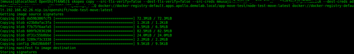 mustafamusaji's tweet photo. Using Skopeo to copy an image from one container registry to another is rather simple. Not much else to say; check it out and the other container tools in @RedHat Enterprise Linux https://t.co/RtrBkJrLpF
#dockerless https://t.co/kSh8YItNiS