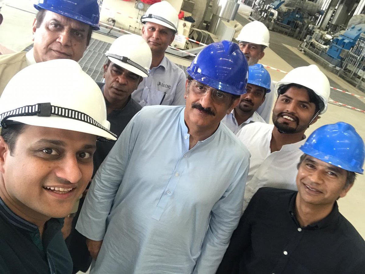 LaLaMuneer33's tweet photo. #TharPowerGen started generating 330 MW power. A landmark achievement of Sindh govt n Angro in v short period of time making new history in Pak, Recognising, appreciating, workers, Cm Sindh @MuradAliShahPPP visiting #tharcoal along with minister’s, Adviser to Cm @murtazawahab1. https://t.co/WLy0Sk5dxN