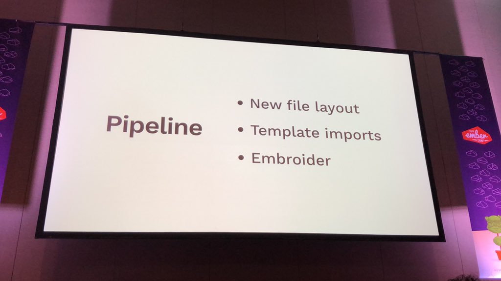 After Octane there are features that are being worked on to keep moving forward! #EmberConf