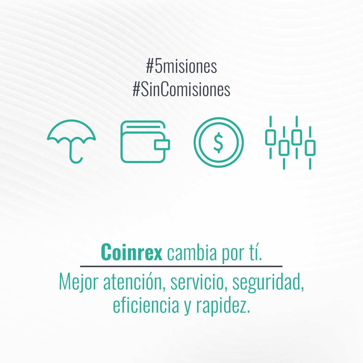coinrexio's tweet photo. En Coinrex te queremos sorprender siempre; por eso además de tener 0% de comisiones por operaciones, tenemos MEJOR atención, MEJOR servicio, INCREÍBLE seguridad, GRAN eficiencia y rapidez
¡Qué más quieres!
¡Únete a Coinrex ya!👨🏼💻 
#Coinrex #cripto #5misiones #sincomisiones https://t.co/JEKrg8q1j6