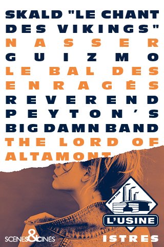 Bientôt à L'Usine:  <a href="/wearenasser/">NASSER</a>  <a href="/GuizLaBanquise/">Guizmo</a>  <a href="/KeenvOfficiel/">💎KEEN’V💎</a> <a href="/bigdamnband/">Rev. Peyton’s Big Damn Band</a> <a href="/LordsofAltamont/">Lords of Altamont </a>   Le Bal Des Enragés <a href="/RageTourBooking/">RAGE TOUR</a>  <a href="/skaldvikings/">SKÁLD</a>