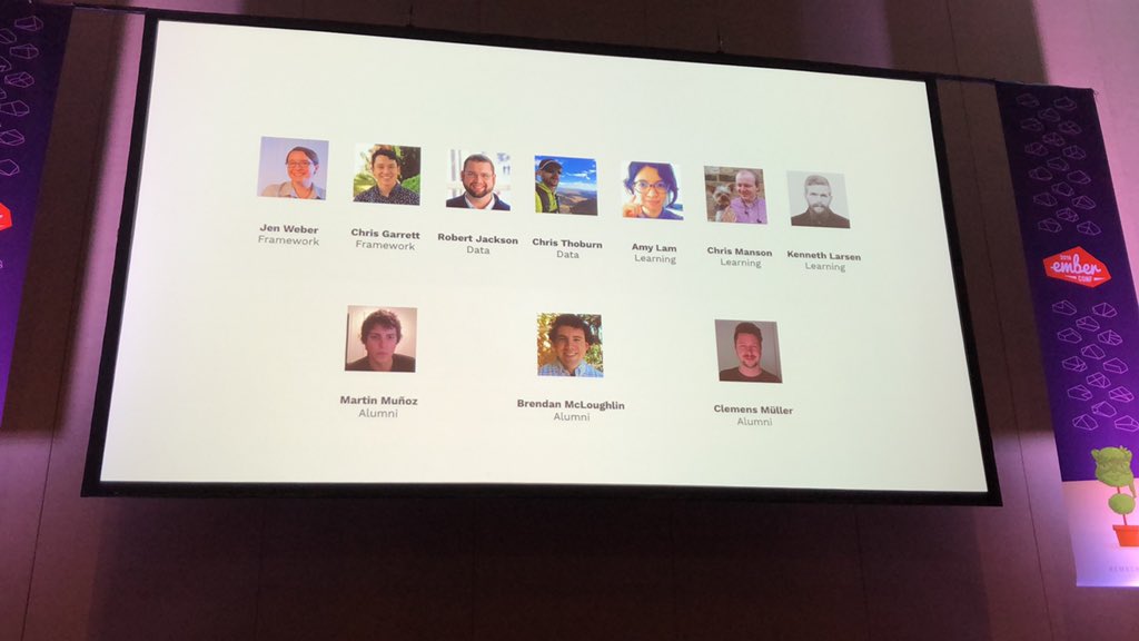 Some new changes to the Ember Core team for 2019 #EmberConf