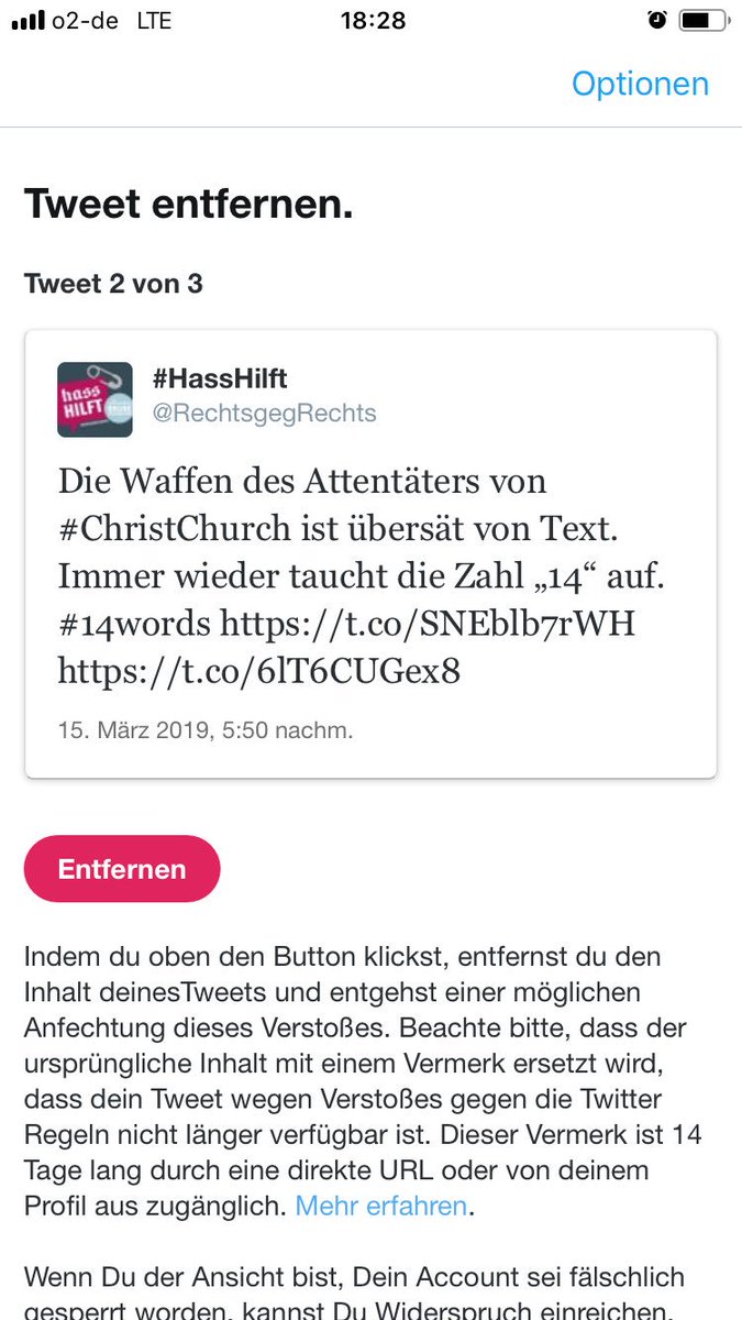 RechtsgegRechts's tweet photo. Hey @TwitterDE, könnt ihr einen nachvollziehbaren Grund für die Sperre benennen? Oder macht ihr euch - bewusst oder unbewusst- mit Meldenazis gemein, die die Fakten verschieben wollen? https://t.co/Dfnfuv4iWc