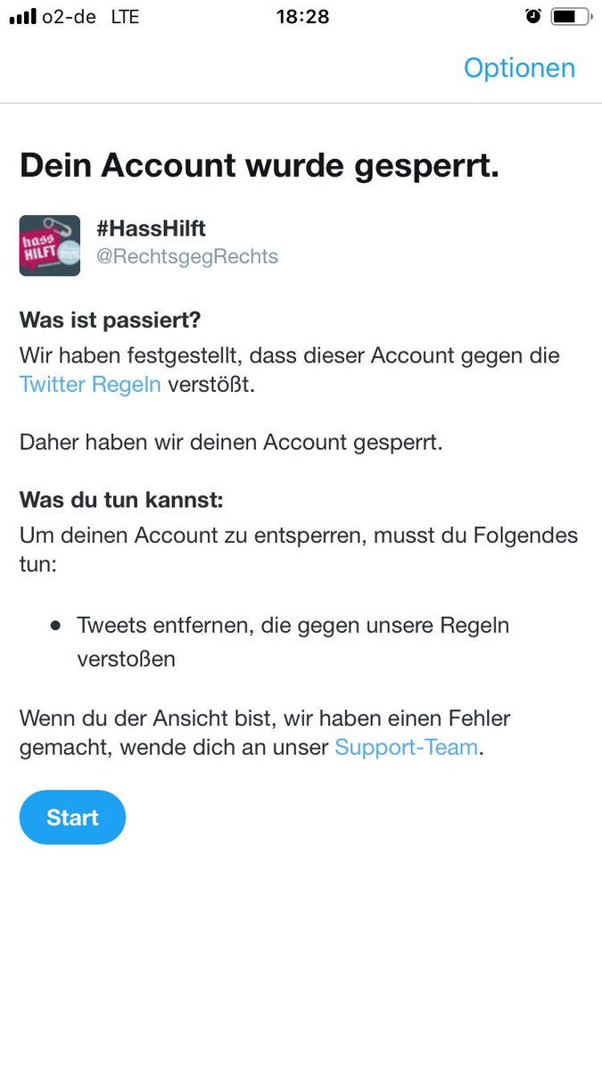 RechtsgegRechts's tweet photo. Hey @TwitterDE, könnt ihr einen nachvollziehbaren Grund für die Sperre benennen? Oder macht ihr euch - bewusst oder unbewusst- mit Meldenazis gemein, die die Fakten verschieben wollen? https://t.co/Dfnfuv4iWc