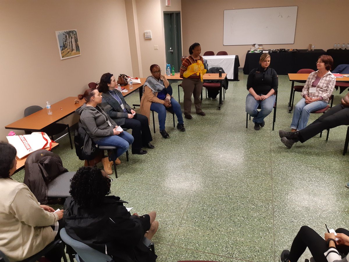 WESTofWindsor's tweet photo. Day 2!! and oh what a day it was. Thank you to @UniforTheUnion again for your support. Thank you Margaret, Kathy, Jaime, Elizabeth and Jackie for your insight. We all #enjoyed it @WESTofWindsor.  #NewcomerWomeninSkillsTrade #unifor #BalanceforBetter 👷‍♀️👩‍🏭👩‍🔧 https://t.co/3knbiXoujo