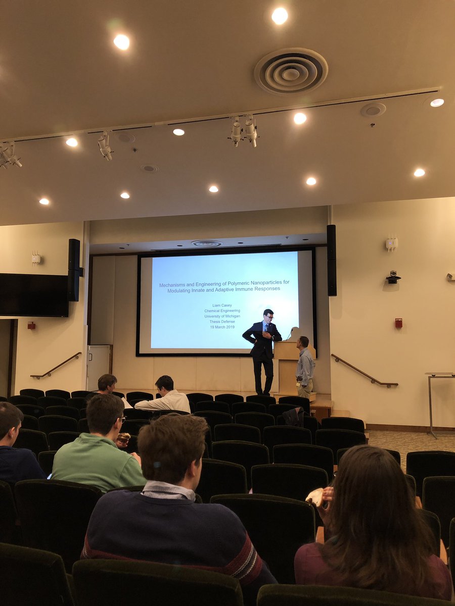 JoeDeckerPhD's tweet photo. Congratulations Dr. Casey! Great presentation on the design of nanoparticles for immune tolerance https://t.co/lXRZMcxwk9