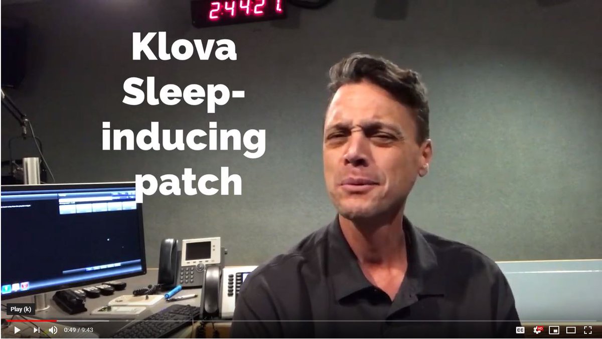 talkradiojoe's tweet image. UNBOXING: #Klova Sleep Zpatch and trial use bit.ly/2URbneI @klovasleep
