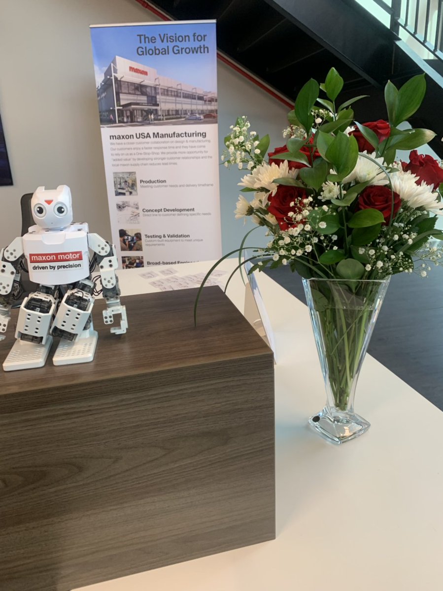 maxongroupus's tweet image. A big thank you to everyone who took part in our grand opening ribbon-cutting ceremony this morning. Take a look at some of the highlights from today’s event and tours of the new manufacturing and engineering facility. #USengineering #maxonMotor #techNews @TauntonMass