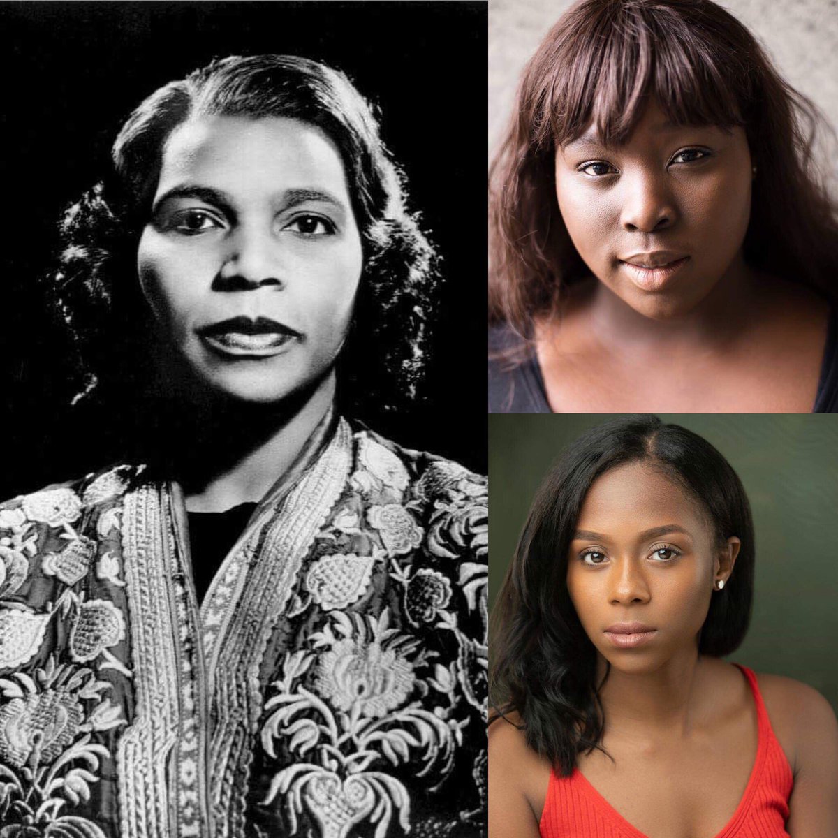 LCMMT2019's tweet photo. The role of Marian Anderson will also be shared by both Lauren Lee and Hannah Alao.
#LCMfirstladies #firstladysuite #lcmmt2019 @LCMLive @UniWestLondon @uwl_su https://t.co/GwzGr2nrr5