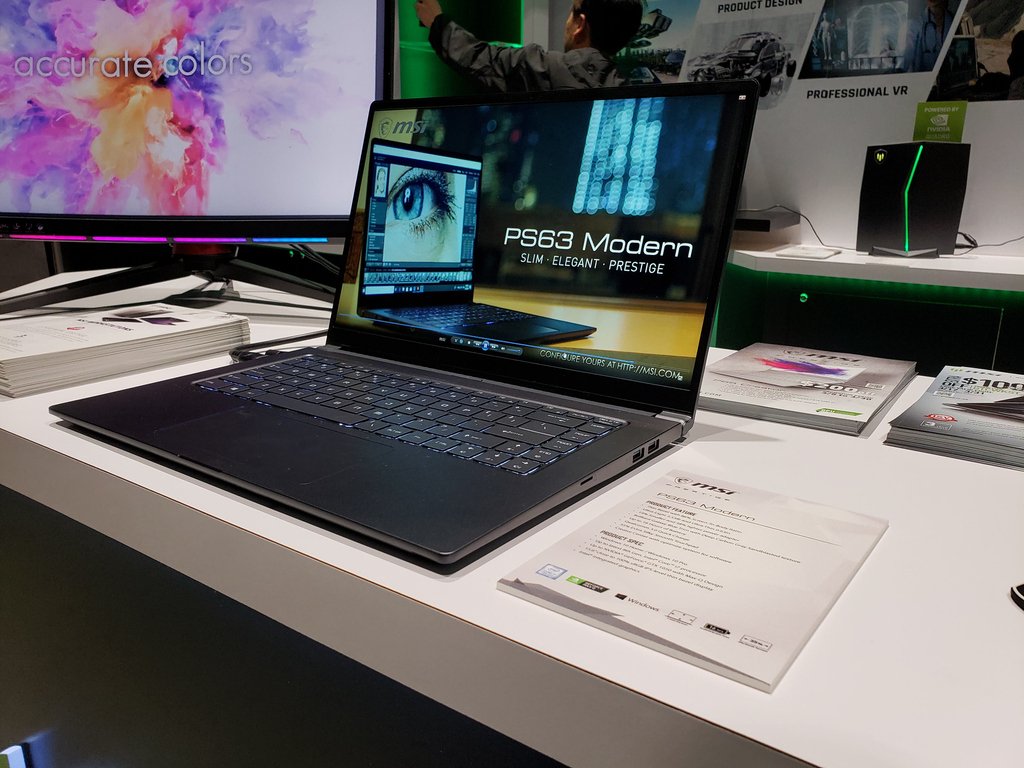 msiUSA's tweet photo. We out here at NVIDIA's GTC 2019! Come check out the WS65 Workstation at our booth #1323!
#WS65 Workstation: https://t.co/Nle1cMFypw
#Workstation #WSseries https://t.co/MV9TPZxKtE