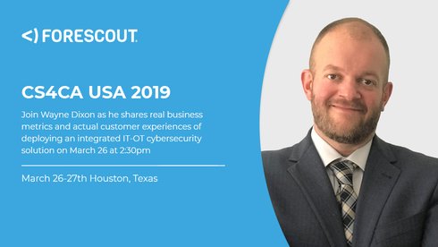 EmilyColeBrown's tweet photo. Do you know what's on your IT-OT network? Join @Forescout Mar 26/27 at #CS4CA to learn how expanded visibility is the first step in reducing risk. #cybersecurity #IIoT   https://t.co/ME7EJgXN9W https://t.co/T2uPnkoRtx