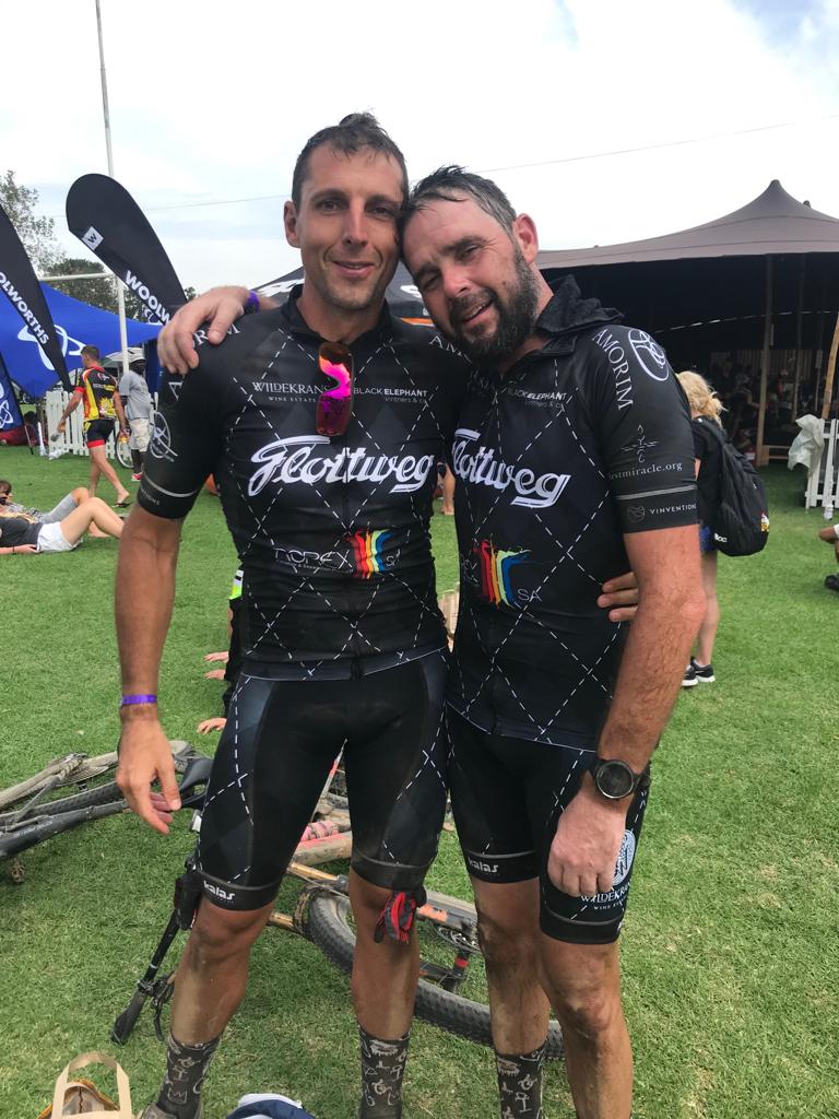 DynamicDesignSA's tweet photo. @CapeEpic Participants #TeamPorexSAFlottweg completed stage 2 of the #CapeEpic in 05:48:21 putting them in position 336 overall &amp; position 101 in the masters category.  
#CapeEpic #Untamed #PorexSA #Flottweg  #BlackElephantVintners #Wildekrans @Flottweg @PorexRxSA https://t.co/zssqbUdhMD