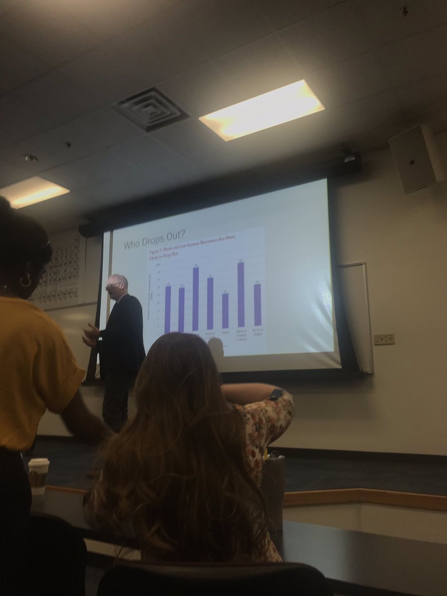 NealRemedios2's tweet photo. #EDUC300 #leininterruptpoverty Dr. Thomas giving his closing statements afterwards regarding poverty https://t.co/lXSbWraS5q