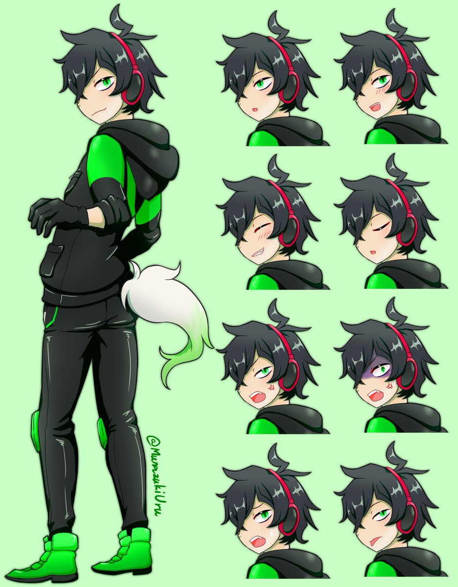 六月漆 Broooockさんの立ち絵と差分遊び 正直一番かわいいと思ってる おこ顔とニコニコ顔気に入ってる でも微妙にキャラつかめてない気もするんだよね T Co 8nlakphexe Twitter