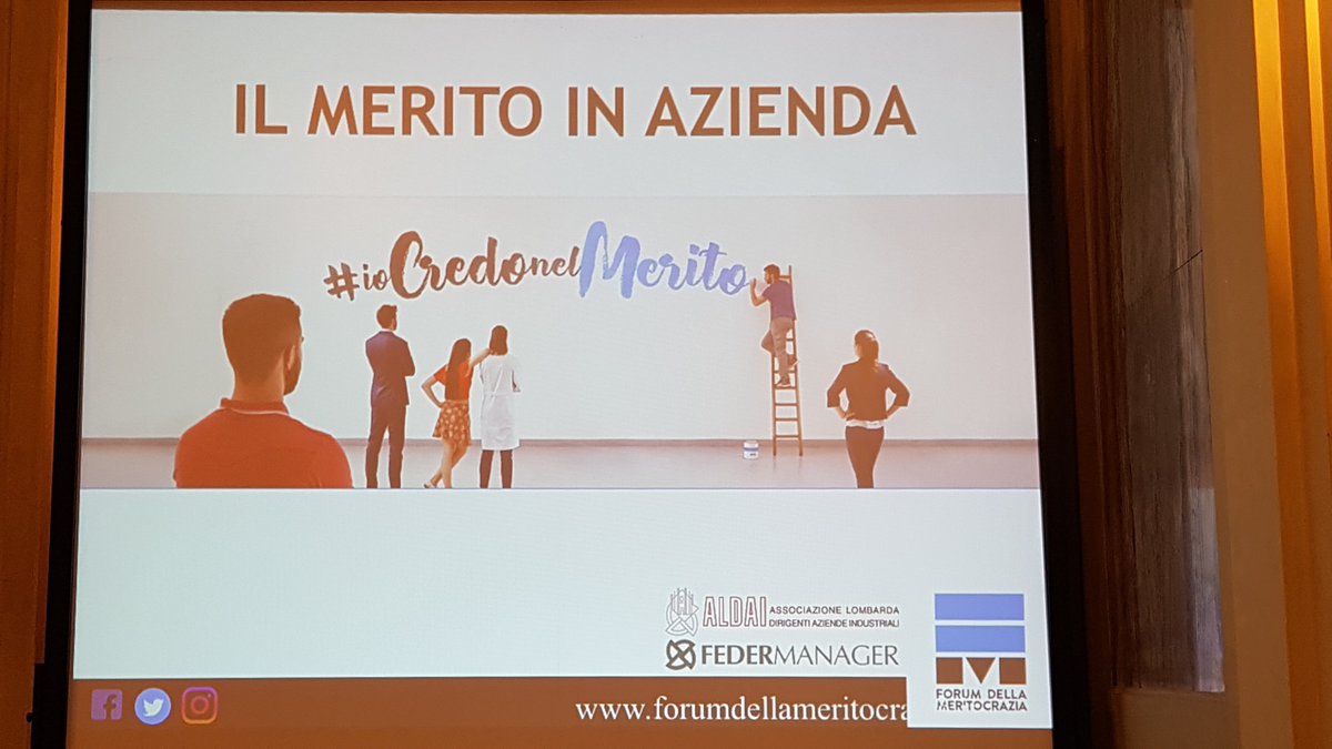 ALDAI_Mi's tweet photo. @MCOriglia, Vice Presidente del @fmeritocrazia , presenta i risultati dell’Indagine “Merito in azienda – il ruolo del manager”. #MeritoTalento2019 https://t.co/l8Do8hl7iH