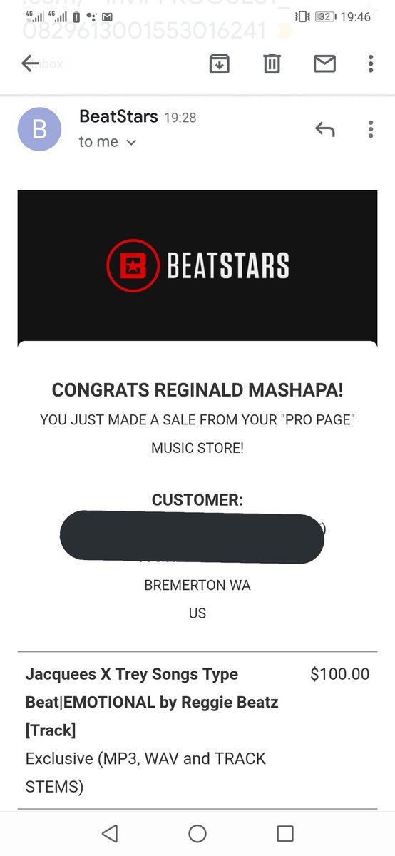 ReggieBeatz_SA's tweet photo. @BeatStars the hard work will. Never go unnoticed! Been a great month! https://t.co/hPWX0uEbMu #beatstars https://t.co/tDYH7P44tQ