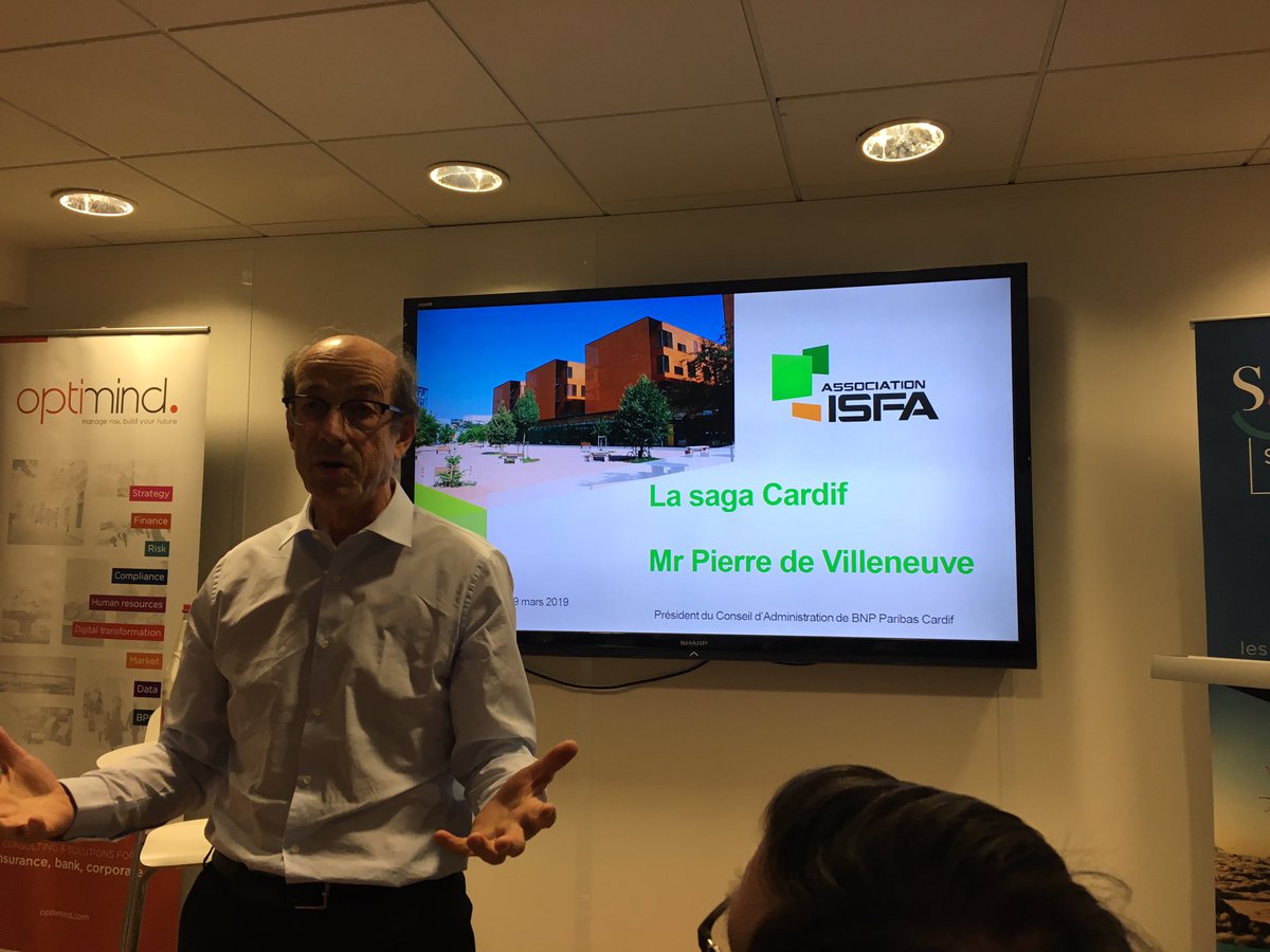 En direct de l’<a href="/AssociationISFA/">Association ISFA</a>, <a href="/P_deVilleneuve/">Pierre de Villeneuve</a> nous présente la Saga <a href="/bnpp_cardif/">BNP Paribas Cardif</a> : une aventure innovante, entrepreneuriale et humaine. 

Cc : <a href="/A_Couloumy/">Aurélien Couloumy</a> <a href="/ISFA_Lyon1/">ISFA</a> <a href="/NicolasLeboisne/">Nicolas LEBOISNE</a> <a href="/RenaudDumora/">Renaud Dumora</a> <a href="/StfLoisel/">Stéphane Loisel</a> <a href="/AEyraudLoisel/">Anne EYRAUD-LOISEL</a>