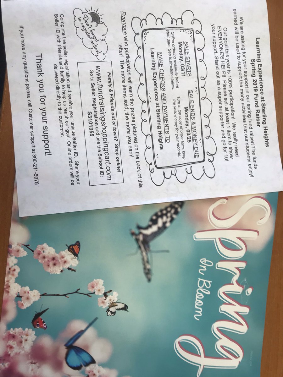 miral143's tweet photo. Our Spring fund raiser is well under way. Our goal is to reach $1000 sales. Our proceeds will be used towards classroom learning materials. Thank you to all our families for their great support. https://t.co/1lWnjRfCRi