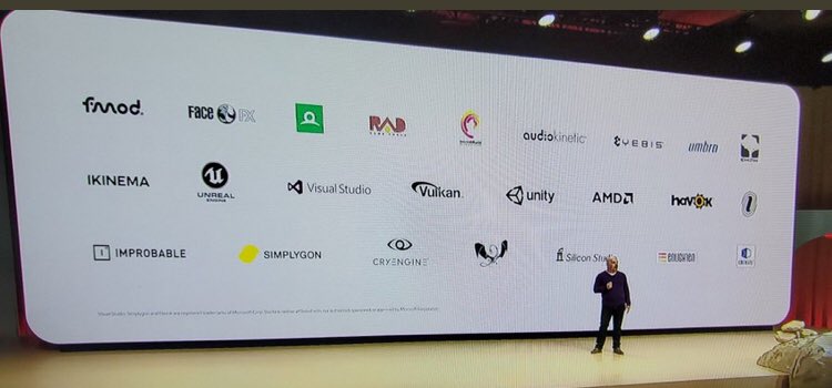 GameZoneTV2's tweet photo. Live google #stadia #GDC announcement. My favorite was that I have seen @Swiftor on one of the background slides ���
#eSports #gamers #gaming #Videogame #angelinvestor #VentureCapital https://t.co/LAMYK37nrS