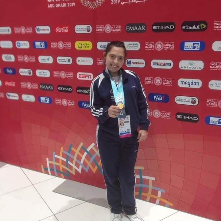 guidesduliban's tweet photo. Félicitations à Lourdes Bou Sleiman de l'#Equipetournesol classée 4ème en bowling 🎳 au Special Olympics World Games #abudhabi 2019. L'#AGDL est fière de Toi ☘! Bravo🥇 #athlete #championne #agdl2019 #lajoiedelappel #beguidebeproud @sesobel @wagggs_world https://t.co/UWkOmYDs7l
