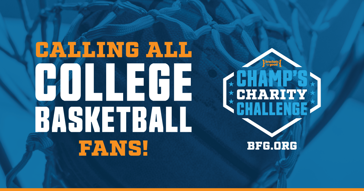 Do you have the game to help your favorite nonprofit take home some cash in this year's Champ's Charity Challenge? Get your predictions in at bfg.org before the buzzer sounds Thursday, March 21st at 11:00AM ET! #FundraisingMadness