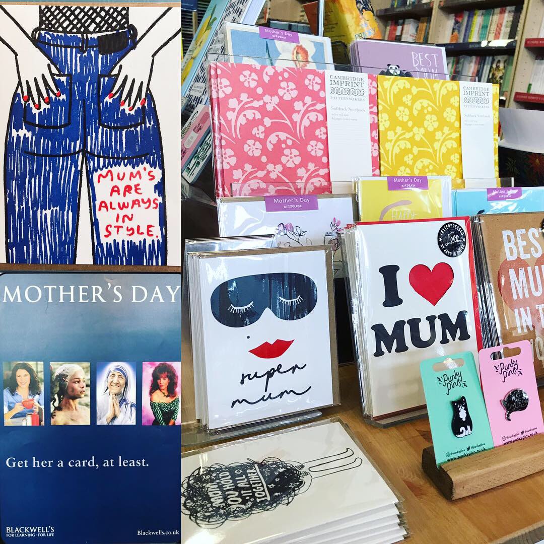 BlackwellNcl's tweet photo. As a Mam (World’s Greatest - according to last years mug) all I want for Mother’s Day is a massive lie in. If your Ma is a bit more refined (and even if she’s not), we’ve got you covered. #mothersday #mam #mum #mother #ma #lifebringer #giveroflife #blackwells #blackwellsnewcastle https://t.co/IaJr4WXyDM