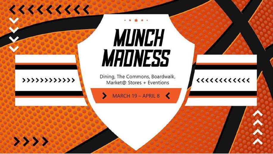 CREMicrosoft's tweet photo. #REPOST MicrosoftDining instagram: "Fill out the Munch Madness Bracket on the Dining Website! Your favorite entrees/stations/snacks are going head to head to determine the most munchable item on campus!" #MicrosoftDining #MicrosoftFood #Microsoftlife https://t.co/jpOPs6oUXm