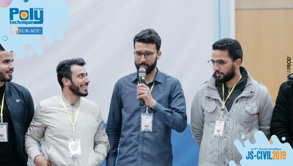 PolytecSousse's tweet photo. Retour en images sur la journée scientifique  JSCIVIL 2019 de l'Ecole Polytechnique de Sousse. 
#PolytecSousse #JSCIVIL2019 https://t.co/qRvCzMGnga