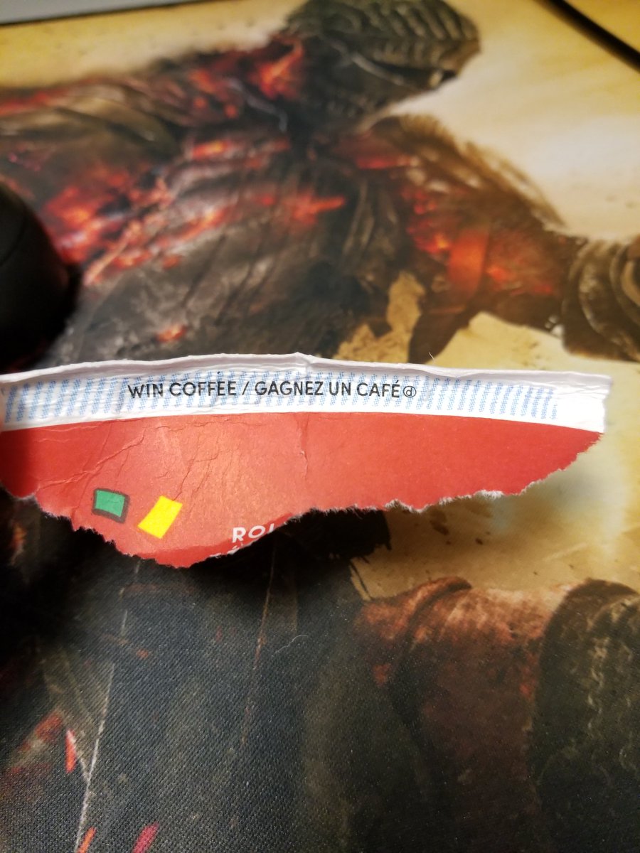 GTM618's tweet photo. Oh man. I'm now 2 in 74..... thanks @TimHortons #RolluptheRimtoWin #1In6Falsehood https://t.co/TetJiN9yzI