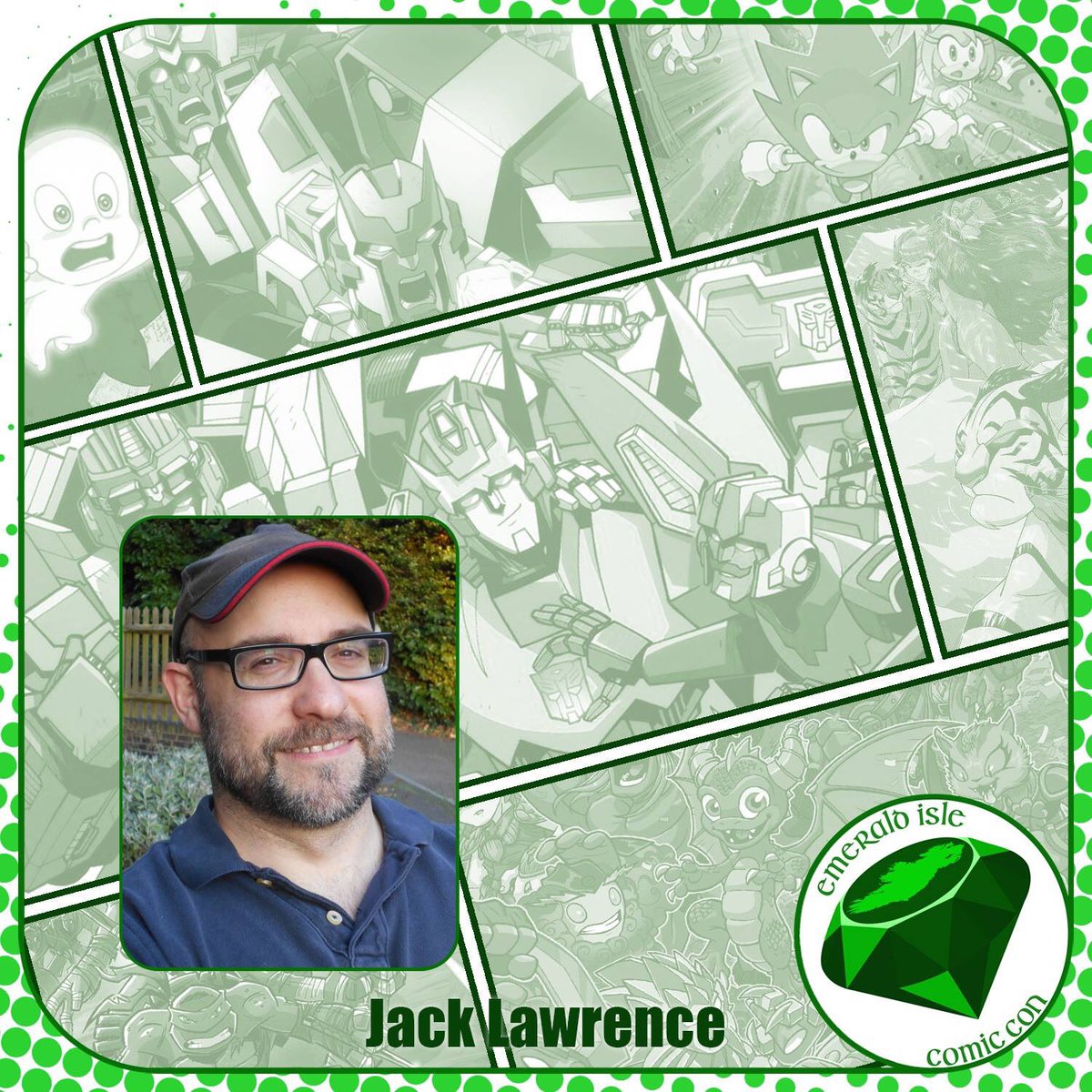 EmeraldIsleCC's tweet photo. Comic Guest Announcement

Joining us at Emerald Isle Comic Con on 11th &amp; 12th May 2019 at South13 Belfast will be @JLawrenceArt

https://t.co/f3U5vCEPps

Tickets can be purchased through the website via Eventbrite or PayPal starting at £12.00 for Adults

#EICC #Transformers #TMNT https://t.co/jTu1iYHiIT