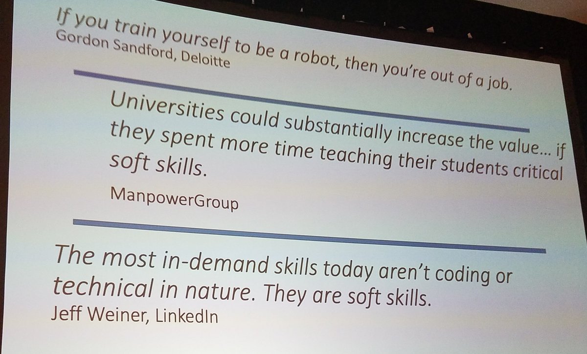 Soft skills are really important. <a href="/beneubanks/">Ben Eubanks</a> #workhuman