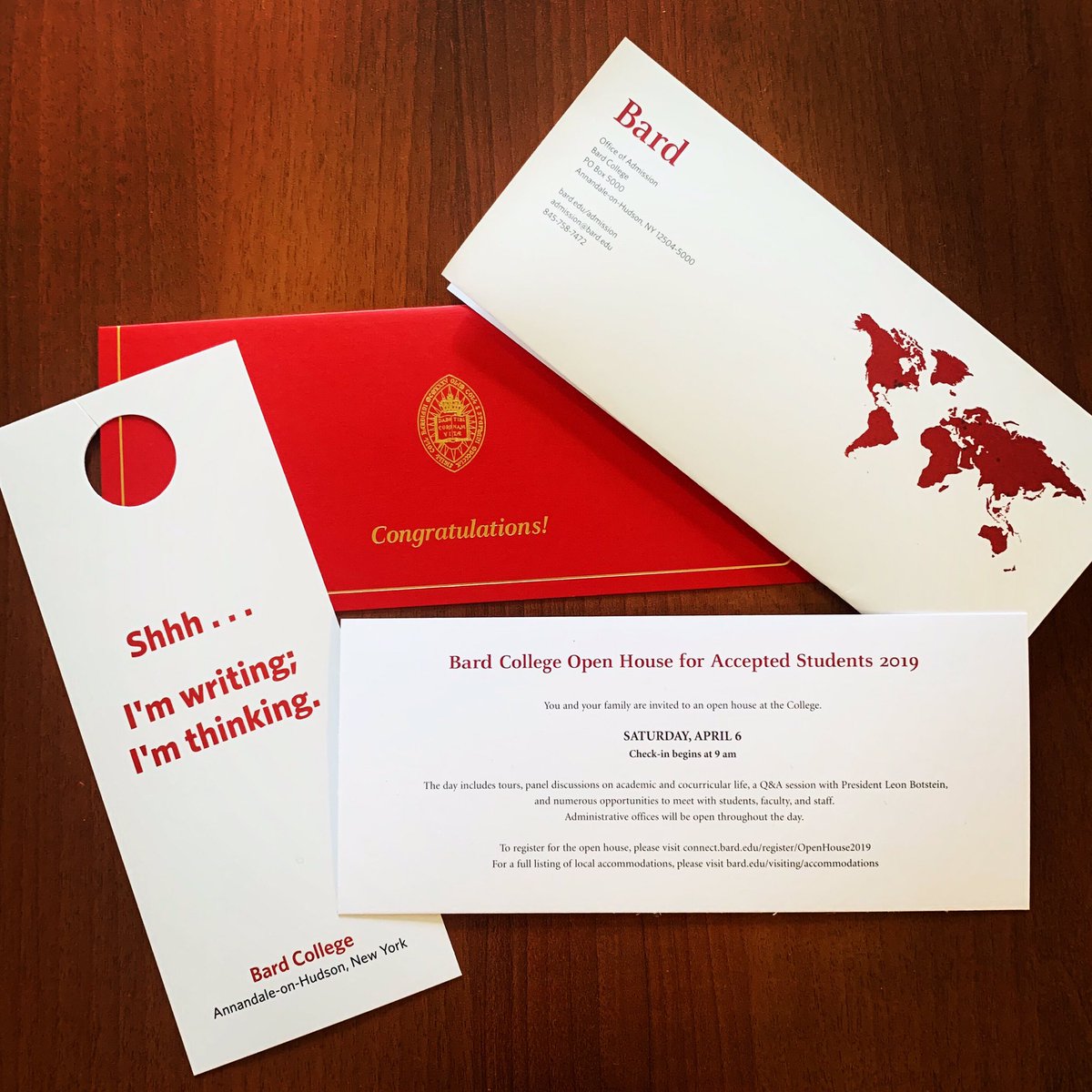 BardCollege's tweet photo. Acceptance letters have gone out to regular decision applicants. Congratulations, all! We can't wait to welcome the Class of 2023. #bardcollege #bard23 https://t.co/9ho0ECectS
