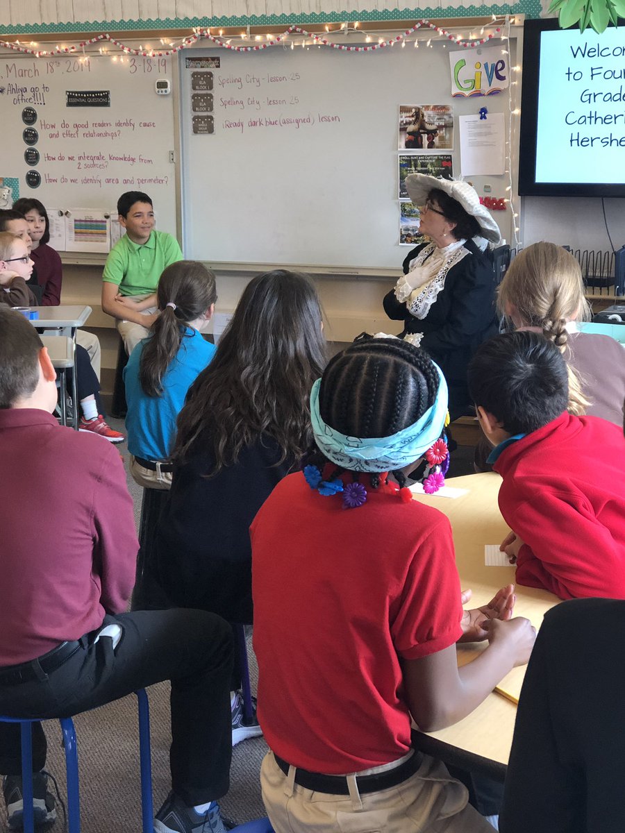 MrsMyersMHS's tweet photo. Listening to #Catherinehershey speak about her life and legacy during #WomensHistoryMonth2019. #thegive https://t.co/UQKdh6BAxP