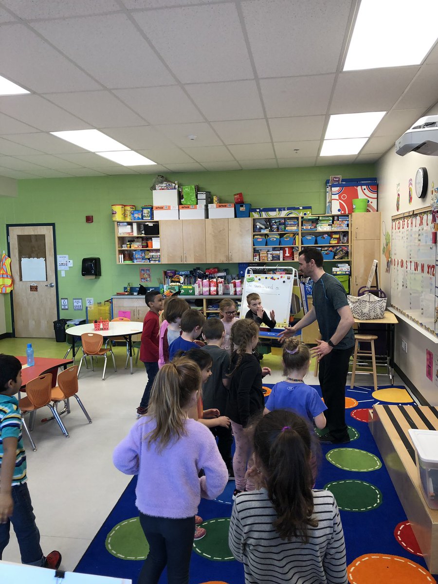 Special guest Mr. Smith to teach us new DPA activities! <a href="/FMPSD/">Fort McMurray Public School Division</a> <a href="/FMPSDPrincipal/">ChristinaG Principal</a> <a href="/APPLESchools/">APPLE Schools</a> #keepusmoving