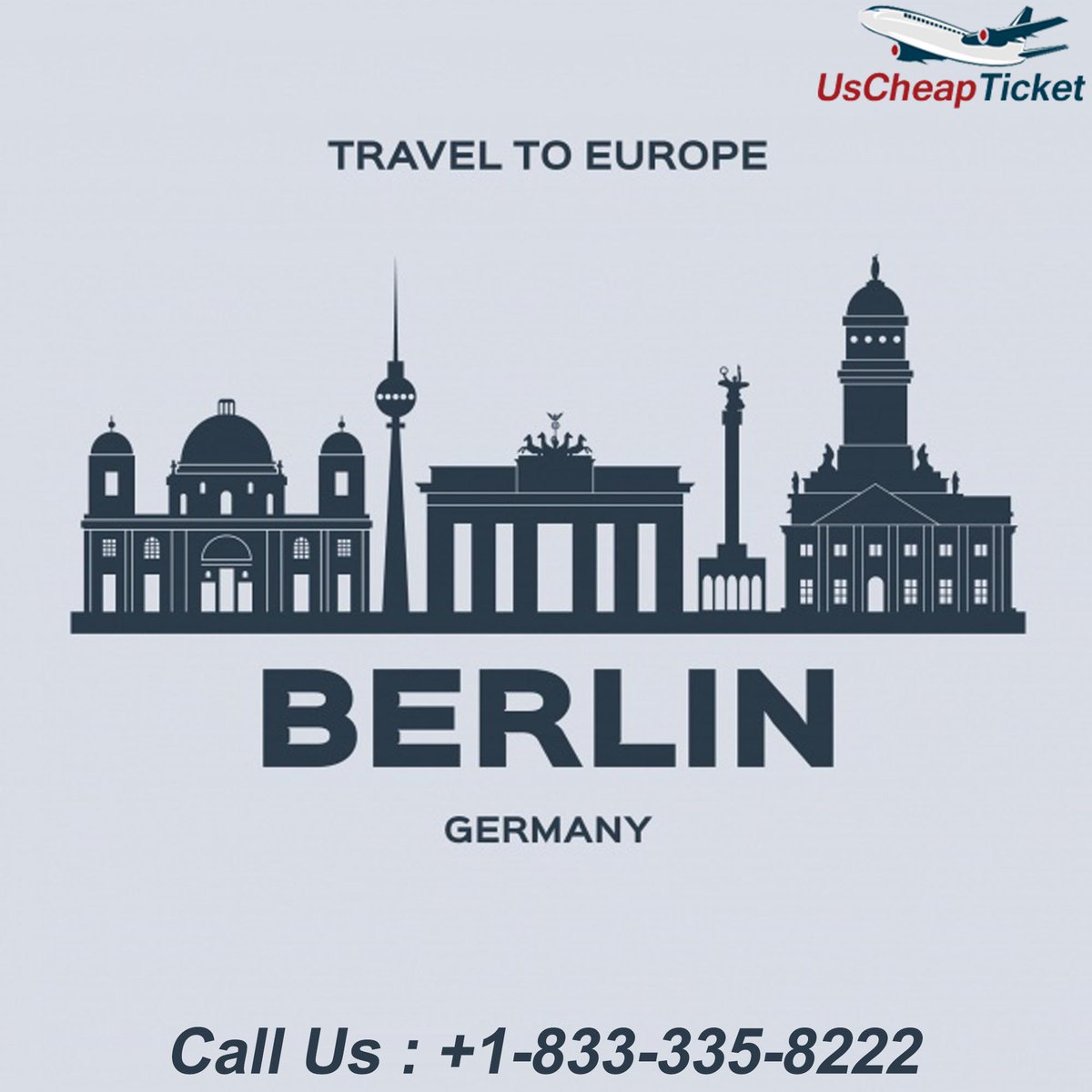 Uscheapticket's tweet photo. Now book tickets from #Berlin and #Paris at extremely reasonable fares. If you make a #reservation with UsCheapTicket, earn an additional discount up to 40%. 
Call: +1-833-335-8222
Visit us: https://t.co/rbF250nx1m 
#WorldTour #FlightDeals #Cheapflights #TravelDeals #CheapTravel https://t.co/AkWsmVxaON