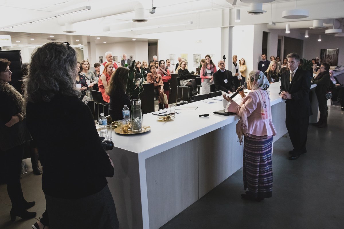 We celebrated with <a href="/Drumm_co/">drumm</a> and <a href="/GlobalMinnesota/">Global Minnesota</a> the amazing achievement of Razia Sultana, winner of the US Dept of State International #WomenOfCourage Award, for her fight against the Myanmar persecution of the Rohingya minority. These are a few moments from our reception.