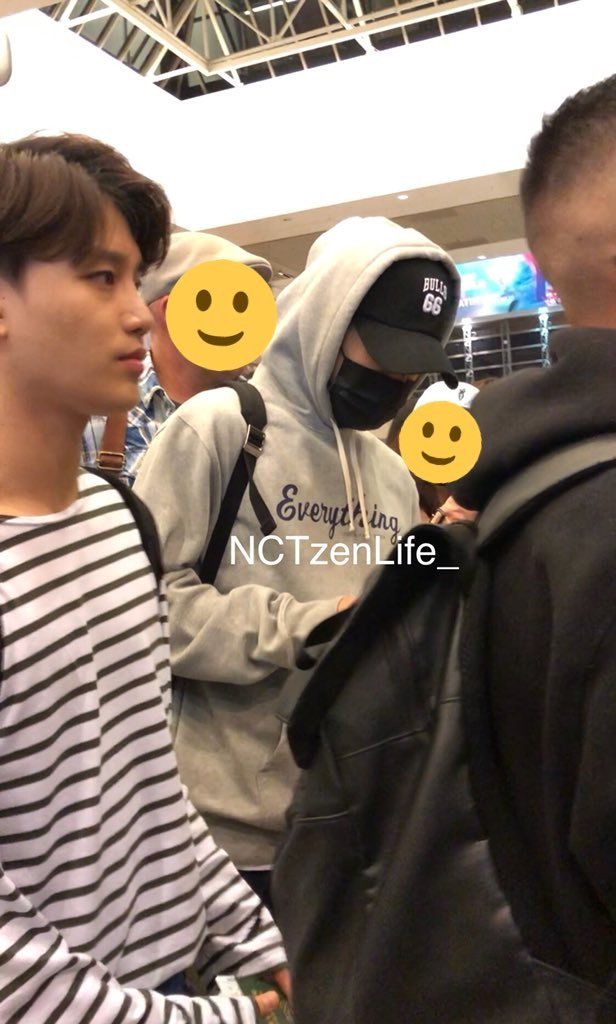 i- SCREAMING SO HARD UNTILL I HURT MY THROAT WHEN SAW THIS TAEIL FANTAKEN!! ㅜㅜ he looks so amazing with black white strip tshirts, & how it's possible taeil's be so handsome?180512 Taeil on LAX Airport going back to Korea! save the date, y'll or y'll gonna missed it! 