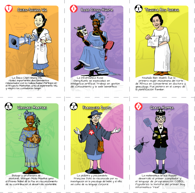 loretoroblesca's tweet photo. Me encanta esta baraja de cartas de @LuanaGame de Mujeres en Ciencia que familiariza a los jugadores con científicas sobresalientes pero muchas veces desconocidas https://t.co/8s4F1QyHXW  #MujeresQueCambianElMundo #MujeresQueInspiran #woman #mujer #IgualdadDeGenero #gamificacion https://t.co/7H9vrl7N4C