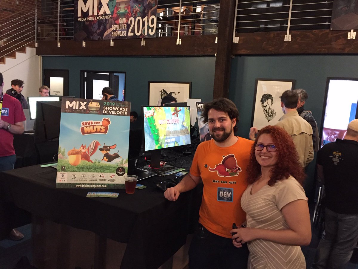 QuebecLA's tweet photo. Part 1 - Five Quebec studios show off their games at the media indie exchange in San Francisco. We are diving in the gaming world! w/ @BreakingWallsVR , @papercultgames, @TripleScale Games, @SpearheadMtl & @trebuchetvr Studios #QuebecTalents #IndieGames #QuebecVR #QuebecTech https://t.co/WeAlSvYUtq