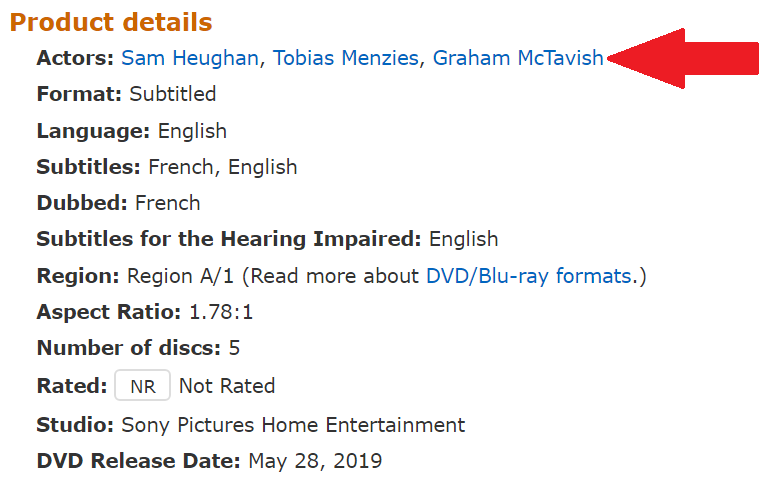 Hey <a href="/Outlander_STARZ/">Outlander Universe</a> <a href="/STARZ/">STARZ</a> <a href="/SonyPictures/">Sony Pictures</a> how about fixing your #Outlander Season 4 Amazon listings to reflect that your leads are Sam Heughan and CAITRIONA BALFE. This is not only ridiculously inaccurate, but insulting to your 4 x Golden Globe nominated LEAD ACTRESS. #DoBetter