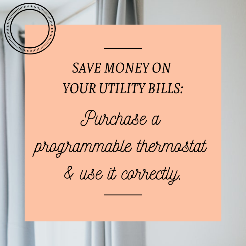 One of the easiest ways to save money is to adjust your thermostat appropriately for when you are away from the house.